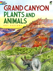 Grand Canyon Plants and Animals - Coloring Book