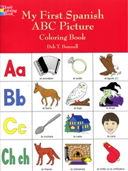My First Spanish ABC Picture - Coloring Book