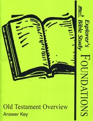Foundations: Old Testament Overview - Answer Key
