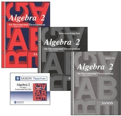 Saxon Algebra 2 - Home School Bundle with Teacher CD