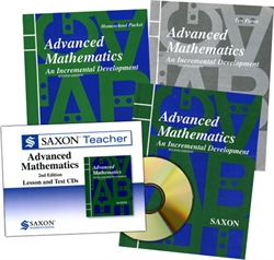 Saxon Advanced Mathematics - Home School Bundle with Teacher CD