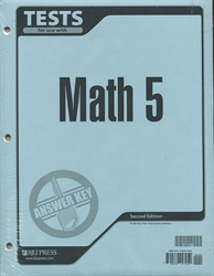 Math 5 - Tests Answer Key (old)