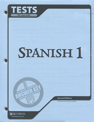 Spanish 1 - Tests Answer Key (old)