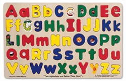Upper and Lower Case Alphabet Puzzle