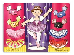 Ballerina Dress-Up Mix 'n Match Peg Puzzle