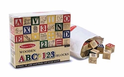Wooden ABC/123 Blocks