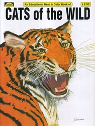 Cats of the Wild - Coloring Book