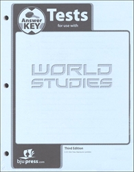 World Studies - Tests Answer Key (really old)