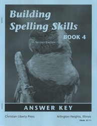 Building Spelling Skills Book 4 - Answer Key