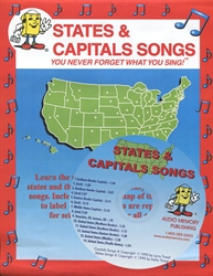 States & Capitals Songs with CD