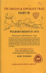 Oregon & Applegate Trail Diary of Welborn Beeson in 1853