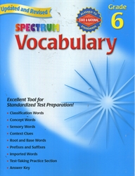 Spectrum Vocabulary Grade 6 (old)