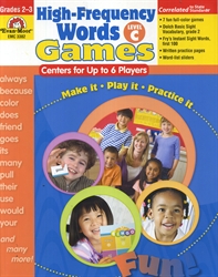 High-Frequency Words Games Level C - Exodus Books
