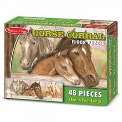Horse Corral Floor Puzzle
