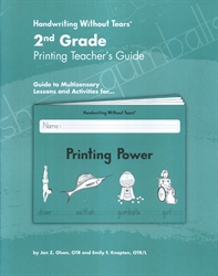 Handwriting Without Tears 2nd Grade Printing - Teacher's Guide (old)