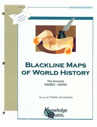 Blackline Maps of World History: The Ancients