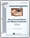 Blackline Maps of World History: Middle Ages