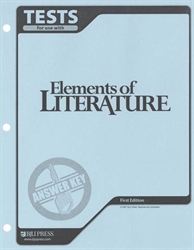 Elements of Literature - Tests Answer Key (old)