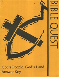 Bible Quest: God's People, God's Land - Answer Key