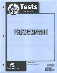 Algebra 1 - Tests Answer Key
