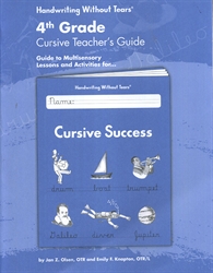 Handwriting Without Tears 4th Grade Cursive - Teachers Guide
