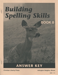 Building Spelling Skills Book 8 - Answer Key