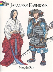 Japanese Fashions - Coloring Book