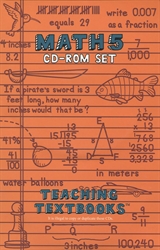 Teaching Textbooks Math 5 - CD-ROM