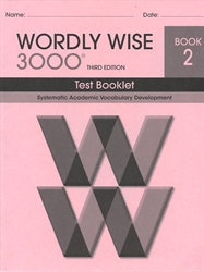 Wordly Wise 3000 Book 2 - Tests (old)