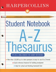 Student Notebook A-Z Thesaurus