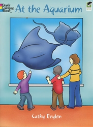 At the Aquarium - Coloring Book
