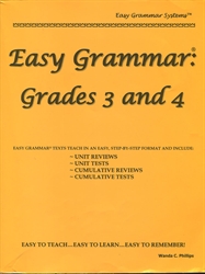 Easy Grammar 34 - Teacher Text