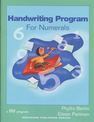 PAF Handwriting Program for Numerals
