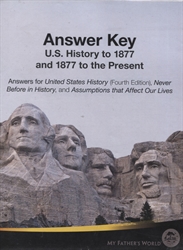 Answer Key for U.S. History to 1877 (old)