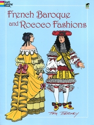 French Baroque and Rococo Fashions - Coloring Book