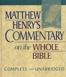 Matthew Henry's Commentary on the Whole Bible