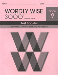 Wordly Wise 3000 Book 9 - Tests (old)