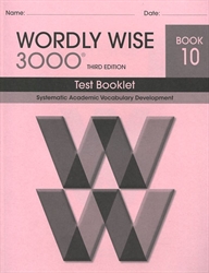 Wordly Wise 3000 Book 10 - Tests (old)
