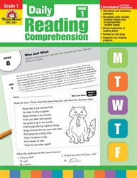 Daily Reading Comprehension, Grade 1