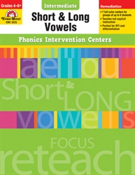 Intermediate Phonics Intervention Centers: Short & Long Vowels
