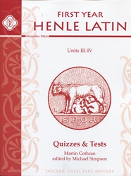 Henle First Year Latin Units III-V - Quizzes & Tests (old)