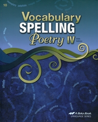 Vocabulary, Spelling, Poetry IV - Workbook