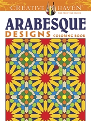 Creative Haven Arabesque Designs - Coloring Book