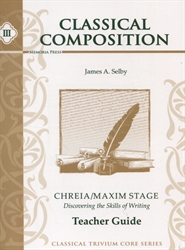 Classical Composition Book III - Teacher Guide (old)