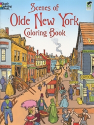 Scenes of Olde New York Coloring Book - Coloring Book