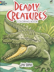 Deadly Creatures - Coloring Book