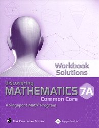 Dimensions Math 7A - Workbook Solutions