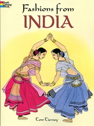 Fashions from India - Coloring Book