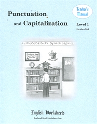 Punctuation and Capitalization Level 1 - Teacher's Manual