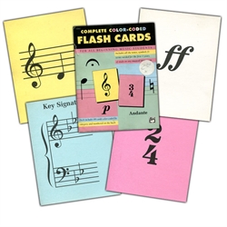 Complete Color-Coded Music Flash Cards